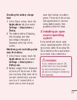 Preview for 39 page of LG P690B User Manual