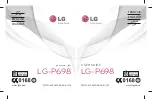 LG P698 User Manual preview