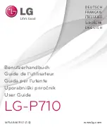 Preview for 1 page of LG P710 User Manual