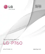 LG P760 User Manual preview