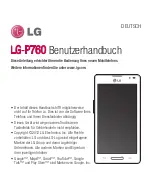 Предварительный просмотр 3 страницы LG P760 User Manual