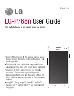 Preview for 3 page of LG P768n User Manual