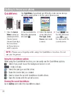 Preview for 22 page of LG P768n User Manual