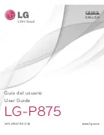 Предварительный просмотр 1 страницы LG P875 User Manual