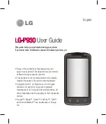 Preview for 3 page of LG P930 User Manual