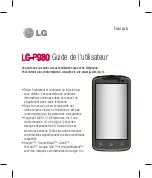 Preview for 109 page of LG P930 User Manual