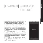 Предварительный просмотр 287 страницы LG P940 Prada User Manual