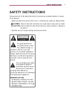 Preview for 3 page of LG PA1000T Owner'S Manual