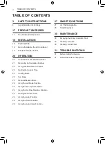 Preview for 2 page of LG PA11WS Owner'S Manual