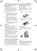 Предварительный просмотр 19 страницы LG PA11WS Owner'S Manual