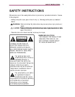 Preview for 3 page of LG PA75U Owner'S Manual