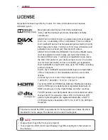 Preview for 2 page of LG PA77U Owner'S Manual