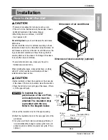 Предварительный просмотр 11 страницы LG PACKAGED TERMINAL Owner'S Manual