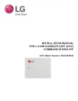 LG PAHCMS000 Installation Manual предпросмотр