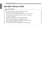 Preview for 4 page of LG PAHCMW000 Installation Manual