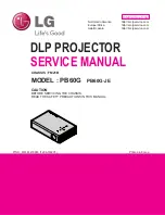 Preview for 2 page of LG PB60G Service Manual