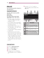 Предварительный просмотр 42 страницы LG PB63U Owner'S Manual