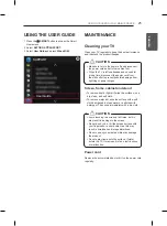 Preview for 43 page of LG PB66 Owner'S Manual