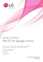 LG PC500-A Series Owner'S Manual preview