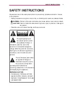 Preview for 3 page of LG PF80A Owner'S Manual