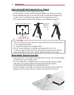 Preview for 20 page of LG PF80A Owner'S Manual