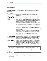 Preview for 2 page of LG PF85U Owner'S Manual