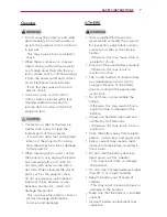 Предварительный просмотр 7 страницы LG PG60G Owner'S Manual