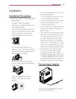 Предварительный просмотр 13 страницы LG PG60G Owner'S Manual