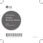 Предварительный просмотр 1 страницы LG PH3 Simple Manual