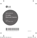 Предварительный просмотр 1 страницы LG PH4 Simple Manual