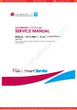 LG Philips LP141WP1-TLA1 Service Manual предпросмотр