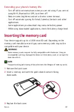 Preview for 23 page of LG phoenix 2 User Manual