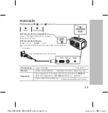 Предварительный просмотр 23 страницы LG PK3 Simple Manual