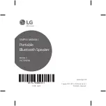 Предварительный просмотр 1 страницы LG PK7 Simple Manual