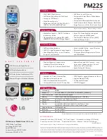 Предварительный просмотр 2 страницы LG PM225 Brochure