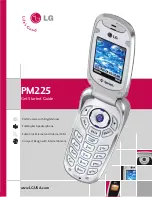 Preview for 1 page of LG PM225 Get Started Manual