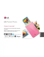 Предварительный просмотр 1 страницы LG Pocket Photo PD239BH Owner'S Manual