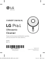 Preview for 1 page of LG Pra.L BCK1A Owner'S Manual