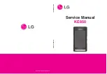 Preview for 1 page of LG Prada KE850 Service Manual