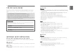 Preview for 2 page of LG PREMTB100 Owners & Installation Manual