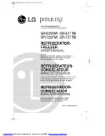 LG Privelege GR-626RW Owner'S Manual предпросмотр