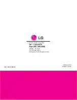 Preview for 20 page of LG PSF1032A Service Manual