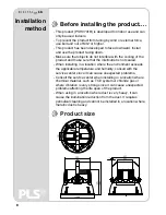 Preview for 8 page of LG PSH0731B User Manual