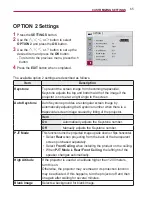 Предварительный просмотр 65 страницы LG PW600G Owner'S Manual