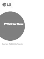 LG PWFSA3 User Manual предпросмотр