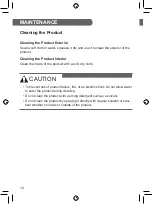 Preview for 14 page of LG PWKSUW01 Owner'S Manual