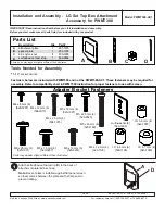 LG PWMT300-AC1 Installation And Assembly предпросмотр