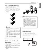 Preview for 9 page of LG R09AWN-NB11 Owner'S Manual