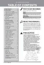 Preview for 2 page of LG R18AQN-NC10 Owner'S Manual