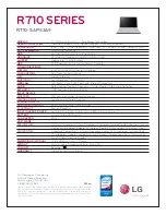 Preview for 2 page of LG R710-S.APS3A9 Brochure & Specs